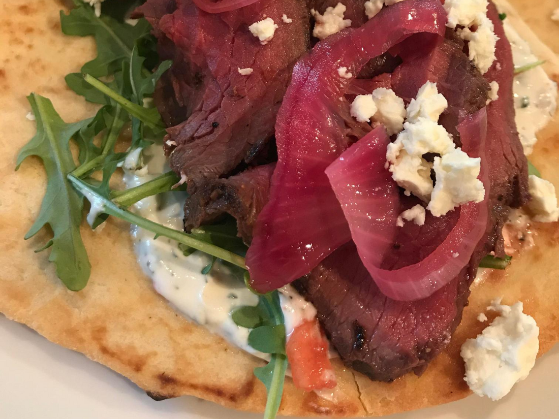 Grilled Venison Gyros