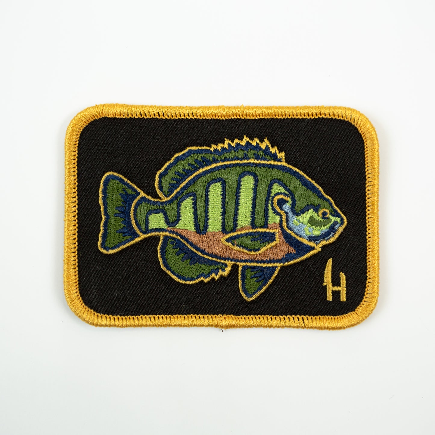 Black and Gold Bluegill Patch