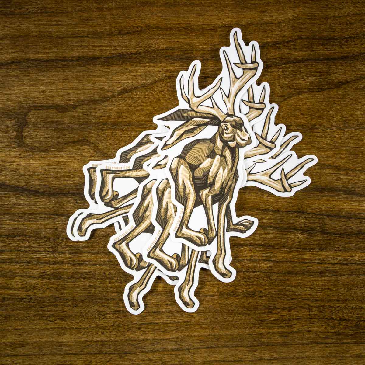 Running Jackelope Sticker