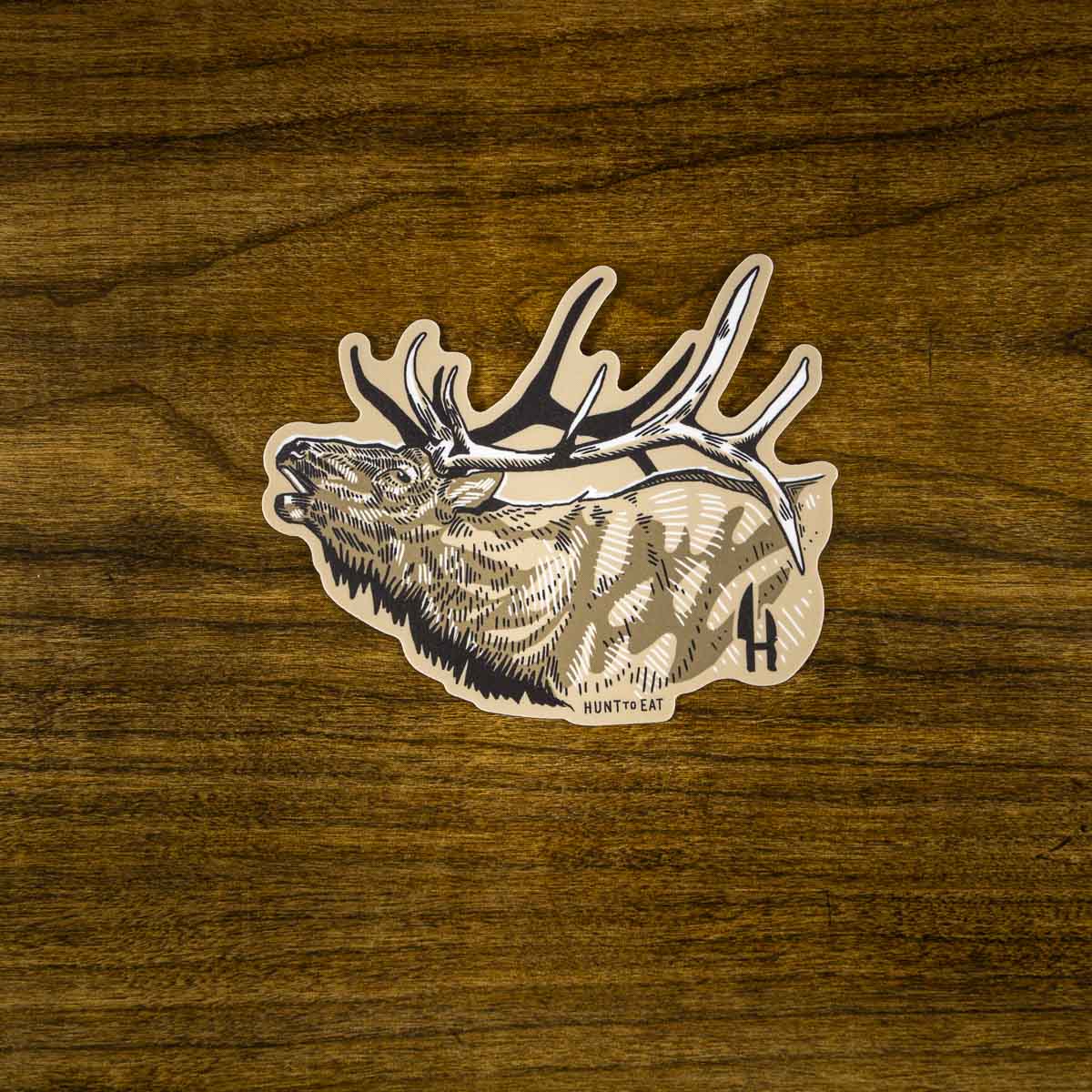 Bugling Elk Sticker