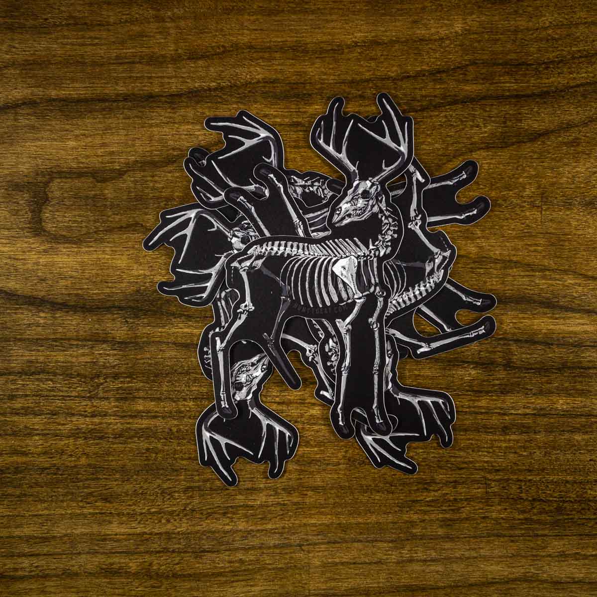 Whitetail Buck Skeleton Sticker
