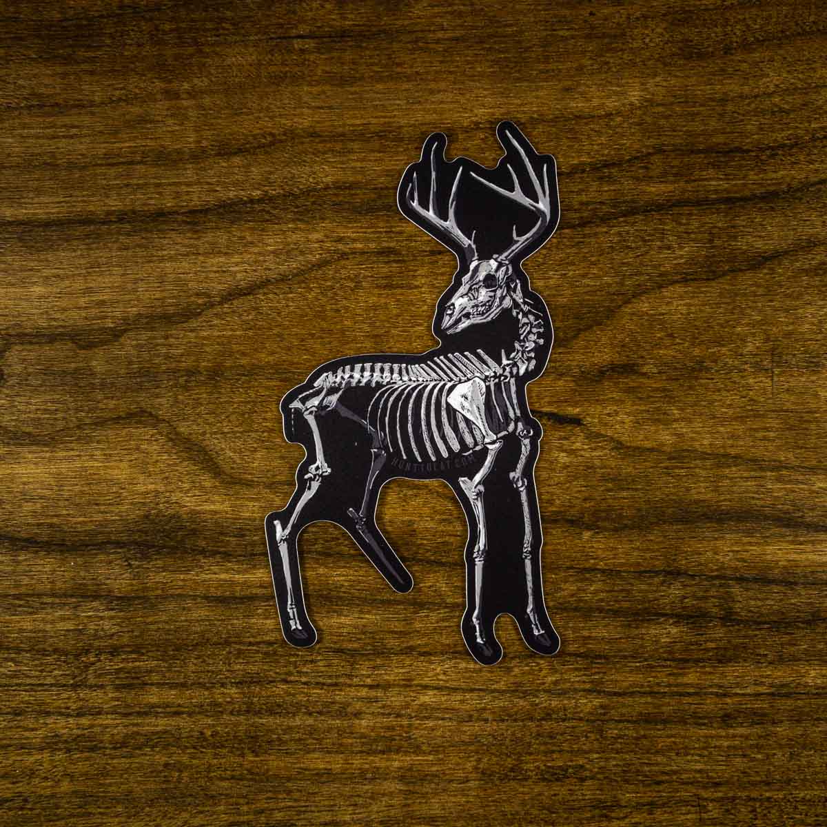 Whitetail Buck Skeleton Sticker