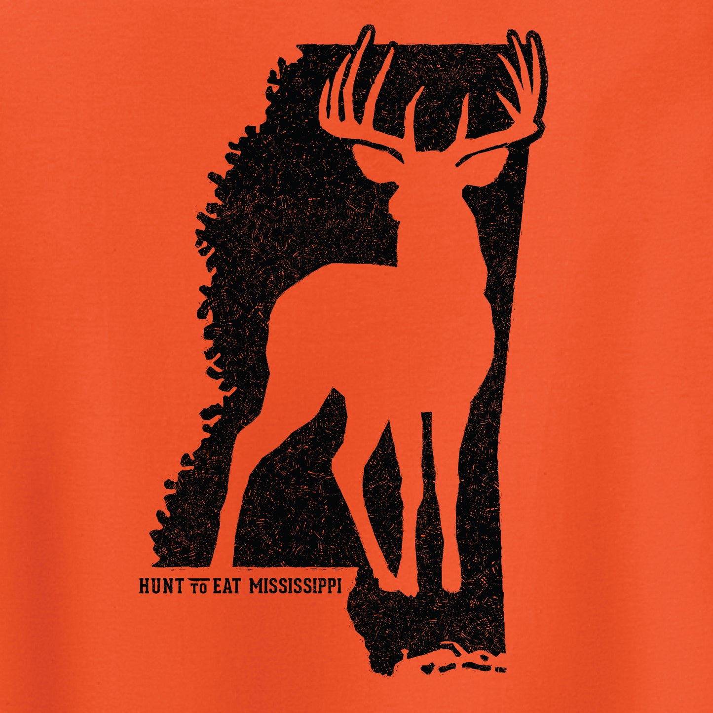 Mississippi Whitetail State T-Shirt