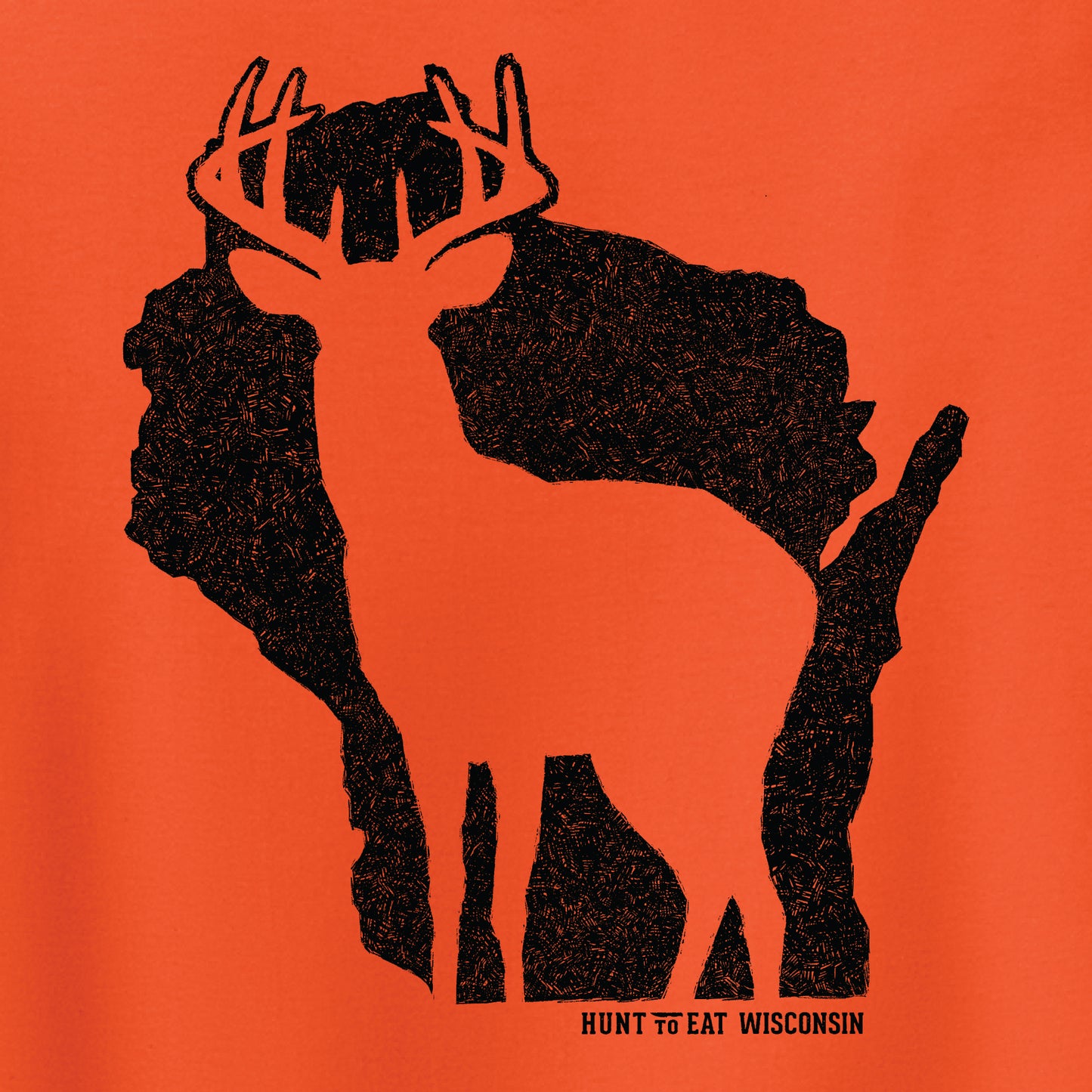 Wisconsin Whitetail State T-Shirt