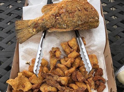 Fried Largemouth Bass
