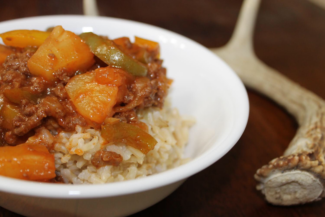Simple Sweet and Sour Ground Venison