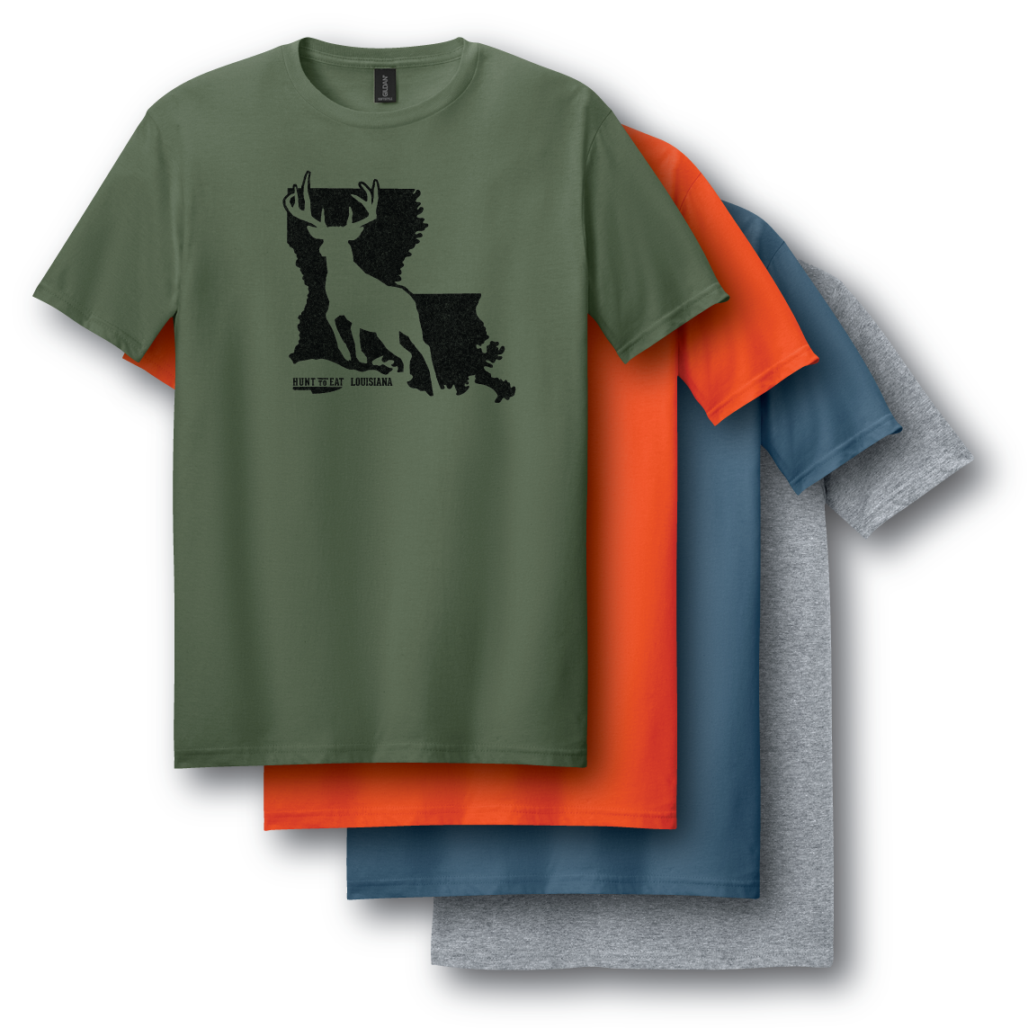 Louisiana Whitetail State T-Shirt