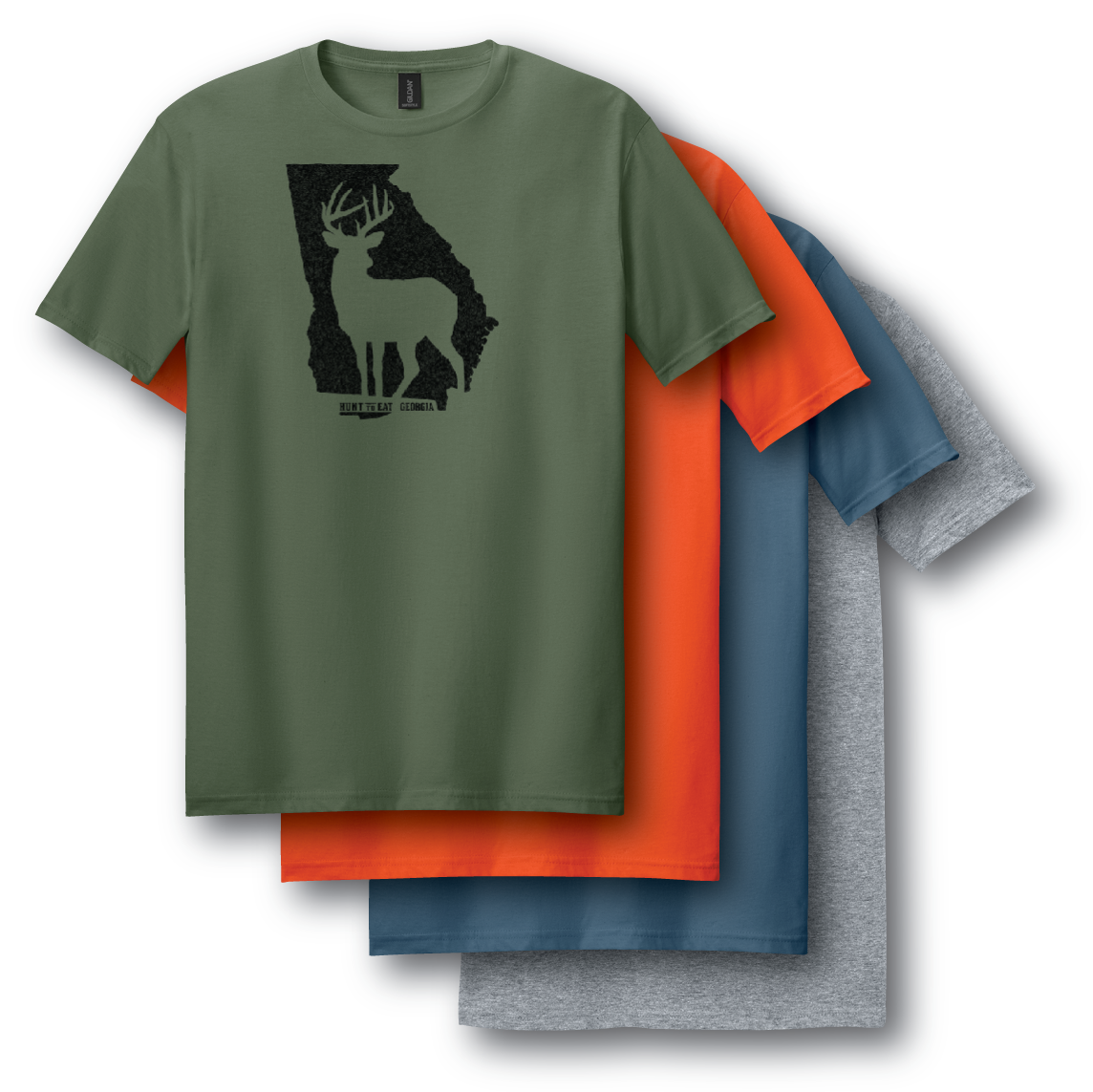 Georgia Whitetail State T-Shirt