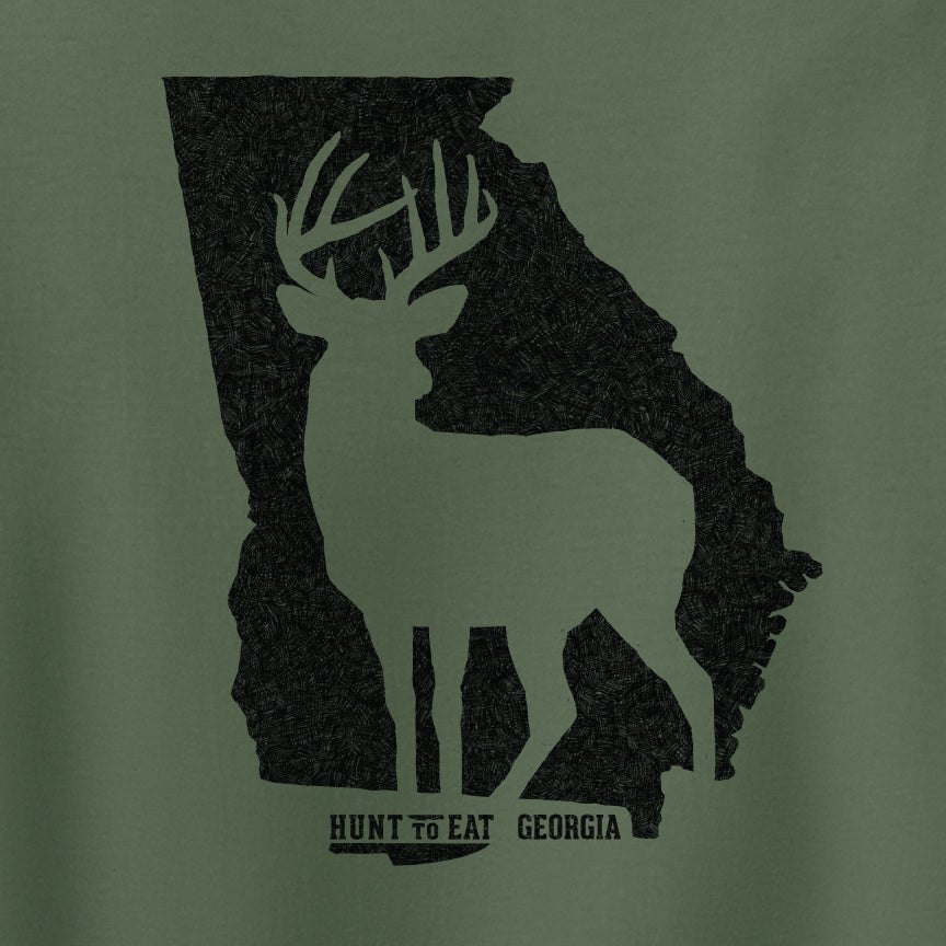 Georgia Whitetail State T-Shirt