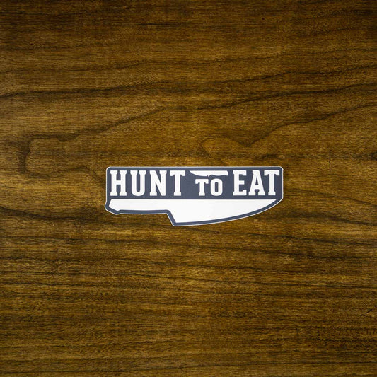 Hunt To Eat Logo Sticker