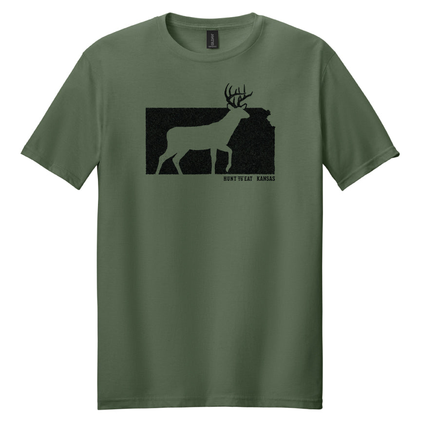 Kansas Whitetail State T-Shirt