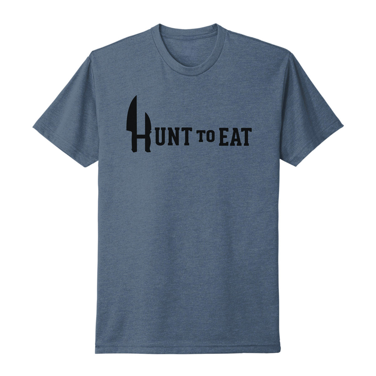 Hunt To Eat Logowear - T-shirt - Indigo