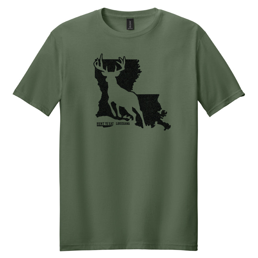Louisiana Whitetail State T-Shirt