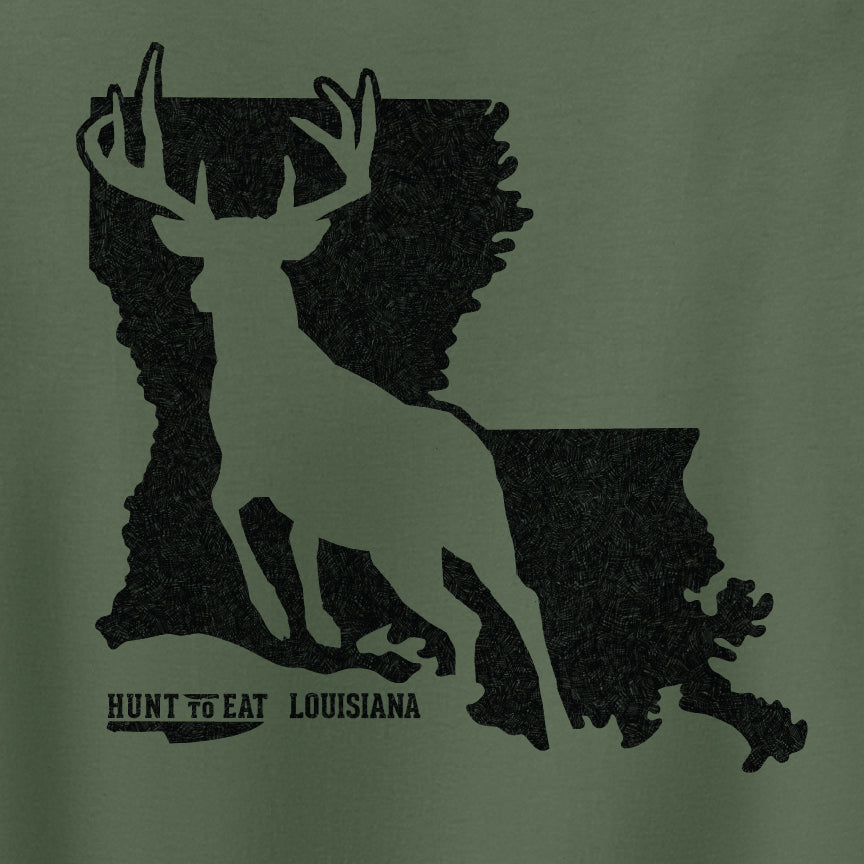 Louisiana Whitetail State T-Shirt