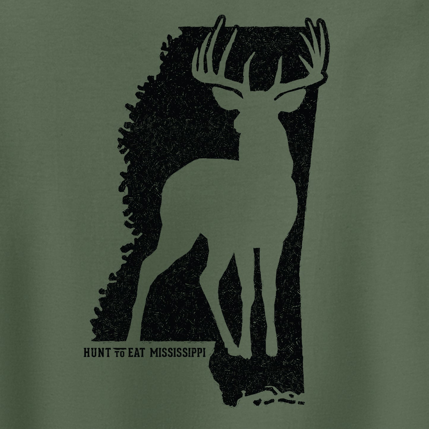 Mississippi Whitetail State T-Shirt