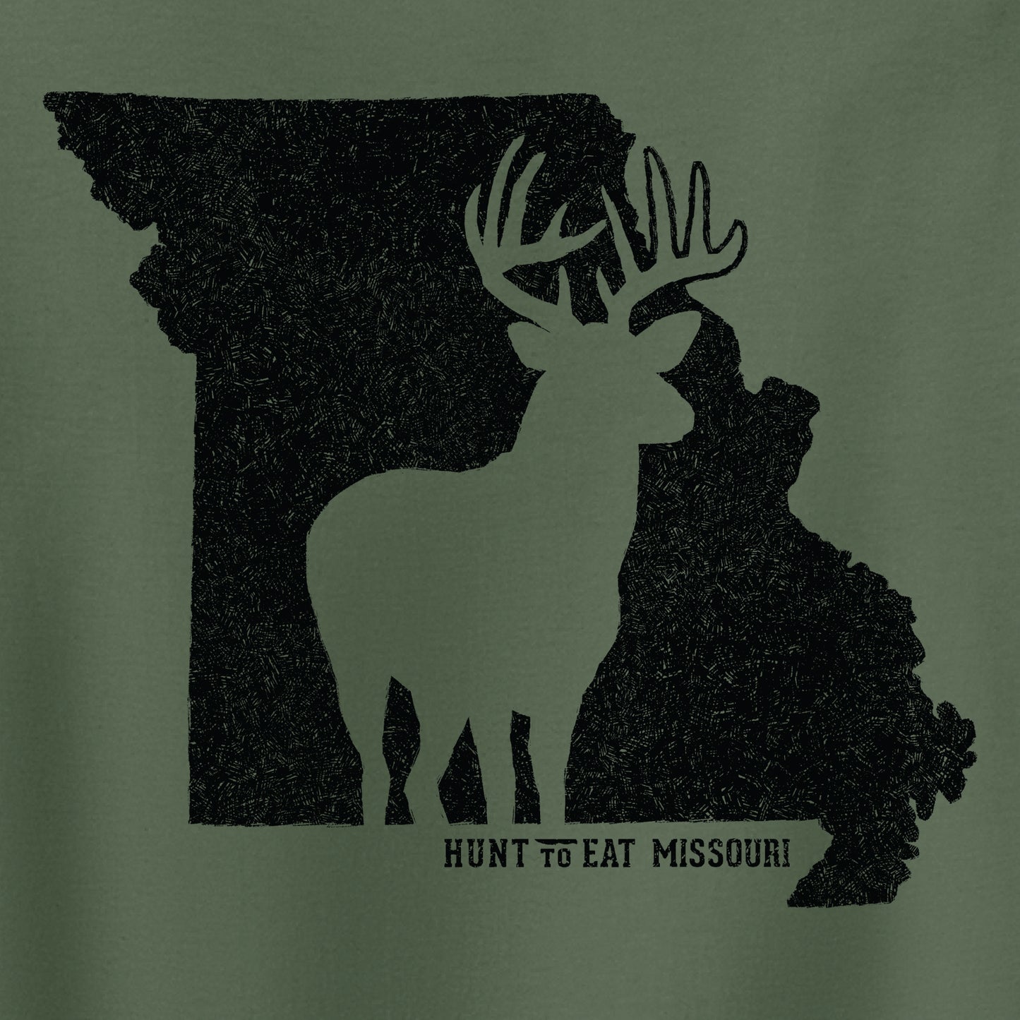 Missouri Whitetail State T-Shirt