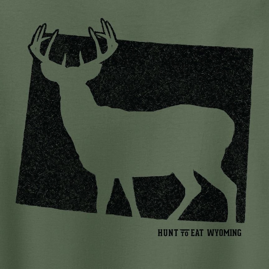 Wyoming Whitetail State T-Shirt