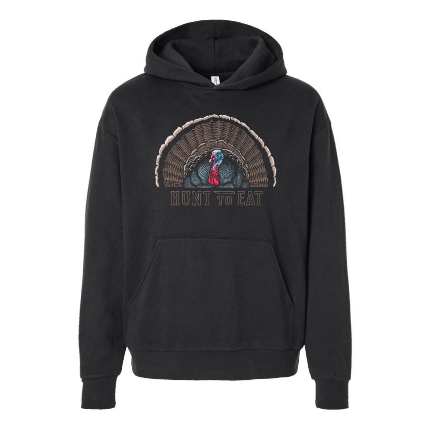 Fanned out Merriam's Turkey Hoodie