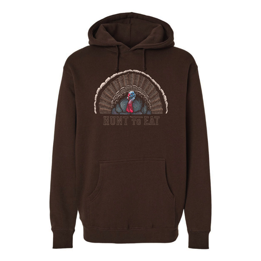 Fanned out Merriam's Turkey Hoodie