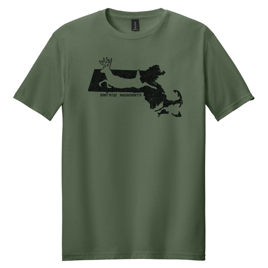 Massachusetts Whitetail State T-Shirt