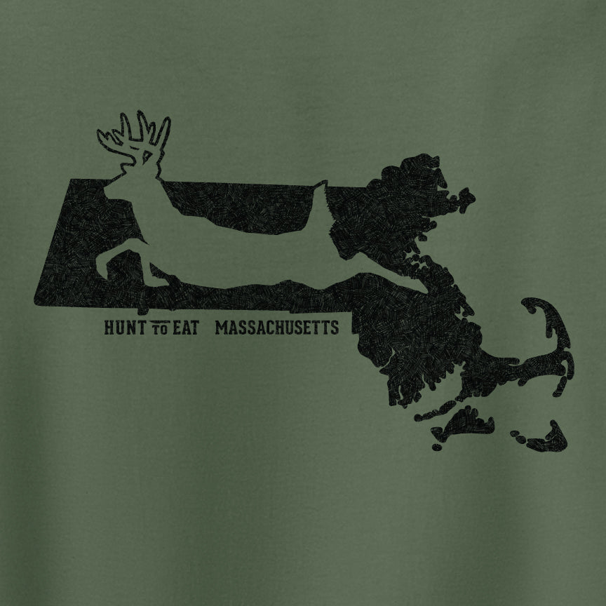 Massachusetts Whitetail State T-Shirt