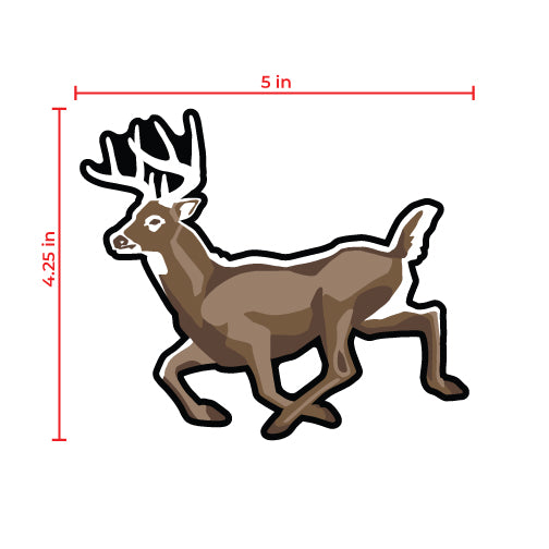 Whitetail Buck Sticker